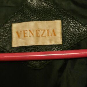 Ladies' Black Leather Jacket